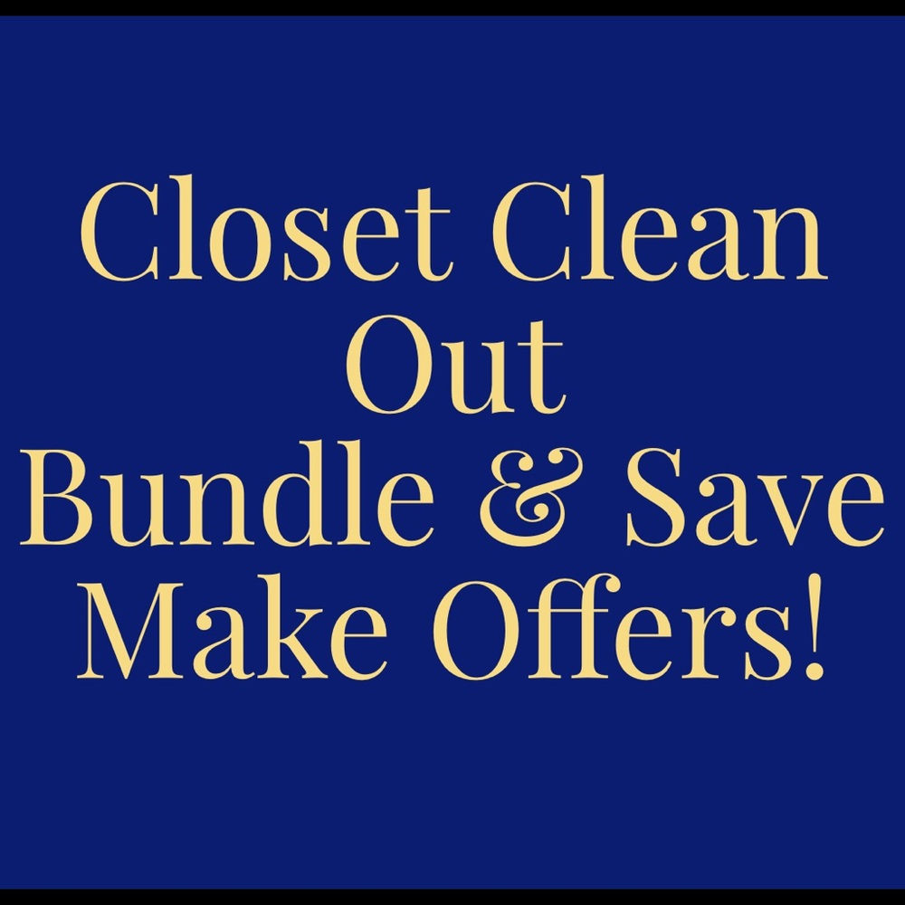 Make offers! I gotta clean this closet out!
